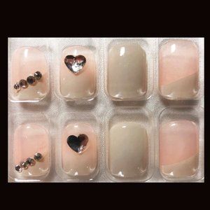 VIVO 24pcs Press on Nails Short Manicure Artificial False Fake Nails Tips #114